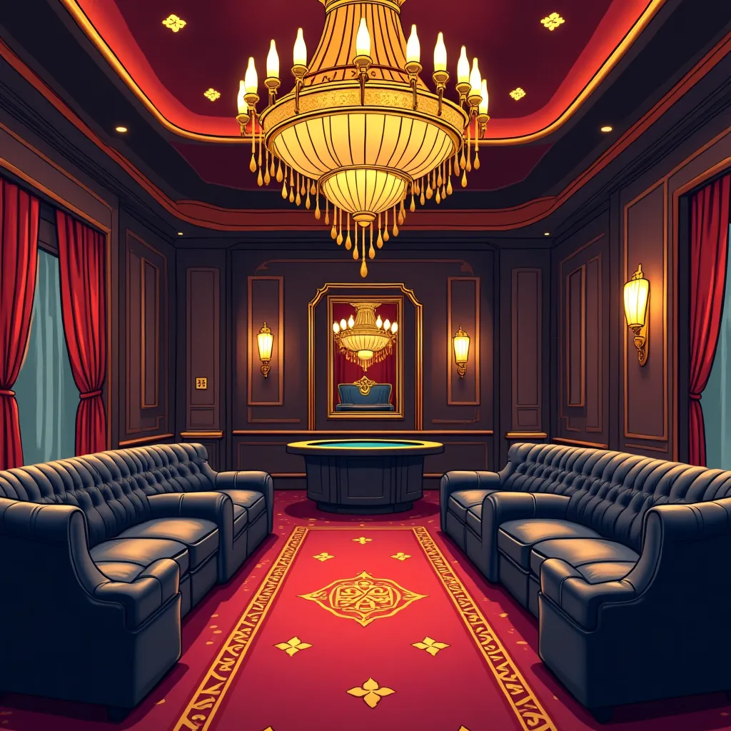 20bet VIP high roller lounge illustration